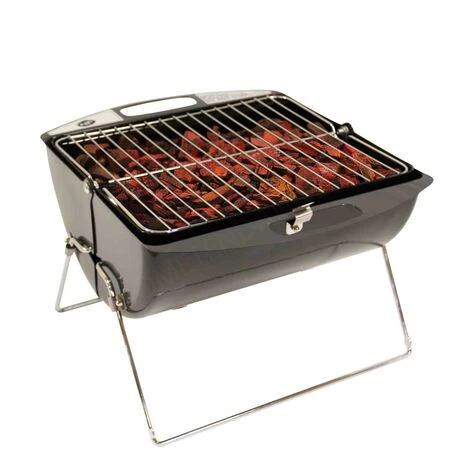 HOMEMAISON Barbecue En Valisette Acier 35 X 41,5 X 25 Cm - Acier 3 HOMEMAISON Barbecue En Valisette Acier 35 X 41,5 X 25 Cm - Acier