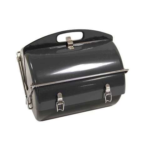 HOMEMAISON Barbecue En Valisette Acier 35 X 41,5 X 25 Cm - Acier 4 HOMEMAISON Barbecue En Valisette Acier 35 X 41,5 X 25 Cm - Acier – Image 2