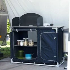 Cuisine D'extérieur Alicante Bleu 121,5x82x114 Cm Campart Travel - Bleu 9 Cuisine D'extérieur Alicante Bleu 121,5x82x114 Cm Campart Travel - Bleu -France Barbecue Soldes Boutique 43094617 3