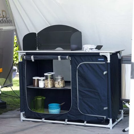 Cuisine D'extérieur Alicante Bleu 121,5x82x114 Cm Campart Travel - Bleu 5 Cuisine D'extérieur Alicante Bleu 121,5x82x114 Cm Campart Travel - Bleu â Image 3