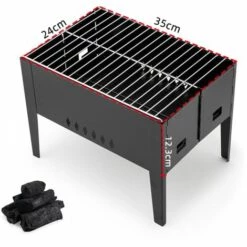 HANBING Barbecue Portable Rack Pliant Ensemble De Gril Extérieur Paquet De Gril De Barbecue 9 HANBING Barbecue Portable Rack Pliant Ensemble De Gril Extérieur Paquet De Gril De Barbecue -France Barbecue Soldes Boutique 43592832 3