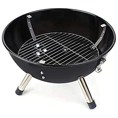 YONGQING Barbecue Boule Portatif Ø 30 Cm - Noir 5 YONGQING Barbecue Boule Portatif Ø 30 Cm - Noir – Image 3