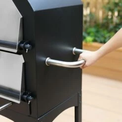 ALICE'S GARDEN Four à Pizza D'extérieur. Barbecue Au Charbon De Bois Multifonctions - Calzone - Pierre De Cuisson Roulette Pelle Et Housse - Noir -France Barbecue Soldes Boutique 44638765 5