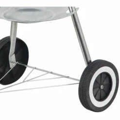 LOLAHOME Barbecue à Charbon Milena Avec Grille En Acier Noir 74x45x41 Cm -France Barbecue Soldes Boutique 44933983 5