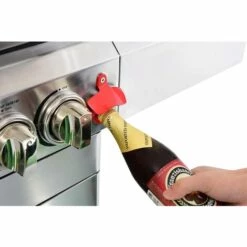 Barbecue Gaz INOX 4 Brûleurs +1 Réchaud 17.5KW,inclus Grill Et Plancha & Thermomètre,Puissance Totale 17.5KW,- PHÉNIX GREADEN - Inox -France Barbecue Soldes Boutique 4512721 5