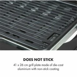 Klarstein Dr. Beef Pro Barbecue Grill électrique 2000W Surface Anti-adhérente -France Barbecue Soldes Boutique 46797846 3