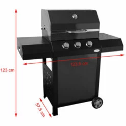 Barbecue De Jardin IMOR® 3 Brûleurs Pour Gaz Butane Et Propane, CAZORLA -France Barbecue Soldes Boutique 47246208 3