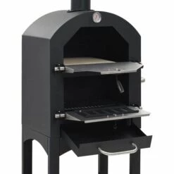 BBQ Barbecue à Charbon De Bois - Four à Pizza - Fumoir - 3 En 1 - Surface De Grillage 34 X 24 Cm - 11 BBQ Barbecue à Charbon De Bois - Four à Pizza - Fumoir - 3 En 1 - Surface De Grillage 34 X 24 Cm - -France Barbecue Soldes Boutique 47435189 5