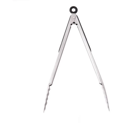 LOLA HOME Pince à Barbecue En Acier Inoxydable Noir Et Argent De 35 Cm 3 LOLA HOME Pince à Barbecue En Acier Inoxydable Noir Et Argent De 35 Cm