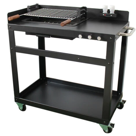 Barbecue De Jardin IMOR® Avec Trolley Pour Charbon De Bois Et/ou Bois, LINARES 3 Barbecue De Jardin IMOR® Avec Trolley Pour Charbon De Bois Et/ou Bois, LINARES