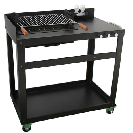 Barbecue De Jardin IMOR® Avec Trolley Pour Charbon De Bois Et/ou Bois, LINARES 4 Barbecue De Jardin IMOR® Avec Trolley Pour Charbon De Bois Et/ou Bois, LINARES – Image 2