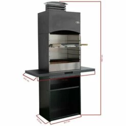 Barbecue De Jardin IMOR® , Pour Charbon De Bois Et/ou Bois, TOLOSA -France Barbecue Soldes Boutique 47809475 3