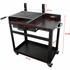 Barbecue De Jardin IMOR® Avec Trolley Pour Charbon De Bois Et/ou Bois, AVILÉS -France Barbecue Soldes Boutique 47809476 5