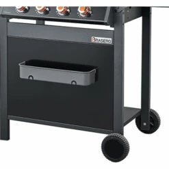 Brasero - Barbecue SPRING II 4 Feux - Surface De Cuisson Mixte - 1/2 Plaque Fonte - 1/2 Grille Fonte - 4 Brûleurs à Gaz - Puissance De 12,6 KW - Jusqu'à 12 Convives - Noir -France Barbecue Soldes Boutique 47919112 3