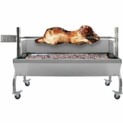 KuKoo Rôtissoire En INOX Pour 90kg De Viandes - Argenté -France Barbecue Soldes Boutique 48095461 3