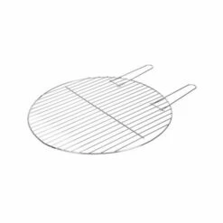 WADIGA Grille De Barbecue Ronde En Métal - Diam. 47cm - Chrome/Inox