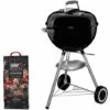 Pack Weber Barbecue à Charbon Classic Kettle 47 Cm Noir - Un Sac De Charbon De Bois 5kg -France Barbecue Soldes Boutique 48783088 1