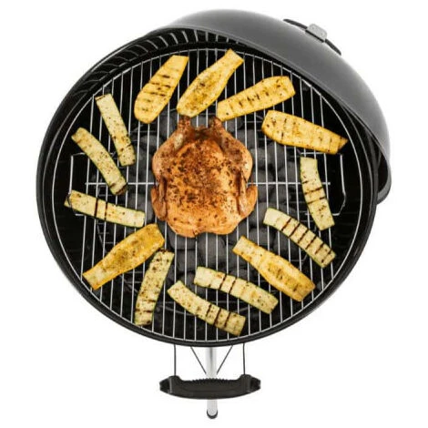 Pack WEBER Barbecue à Charbon Original Kettle E-5710 57cm Noir - Un Sac De Charbon - Un Mélange De Copeaux Whisky 5 Pack WEBER Barbecue à Charbon Original Kettle E-5710 57cm Noir - Un Sac De Charbon - Un Mélange De Copeaux Whisky – Image 3