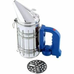 GOJOY Fumeur électrique De Ruche D'abeille Pour L'apiculteur Pulvérisateur De Fumée En Acier Inoxydable Avec Bouclier Thermique Fumeur De Ruche Fumée Machine -France Barbecue Soldes Boutique 50002119 2