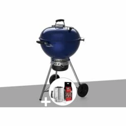 Barbecue à Charbon Weber Master-Touch GBS C-5750 57 Cm Deep Ocean Blue Avec Kit D'allumage