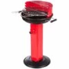 LOLA HOME Barbecue à Charbon Bella Avec Grille En Acier Rouge 88x58x54 Cm -France Barbecue Soldes Boutique 50735700 1