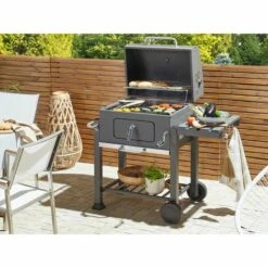 BELIANI Gril De Barbecue Au Charbon Gris - Gris -France Barbecue Soldes Boutique 50849540 2