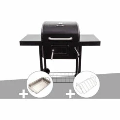 Barbecue à Charbon Char-Broil Performance Charcoal 2600 + Plat à Rôtir + Support En Inox Pour Rubs Et Rôti Grill +® Char-Broil - Noir