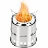 SUPERMARKET Réchaud De Camping, Poêle à Alcool Au Feu De Bois Pliable Petit Poêle Portable En Acier Inoxydable Pour Randonnée En Plein Air Randonnée Voyager Pique-Nique Barbecue，Superma -France Barbecue Soldes Boutique 51169712 1