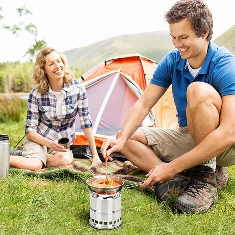 SUPERMARKET Réchaud De Camping, Poêle à Alcool Au Feu De Bois Pliable Petit Poêle Portable En Acier Inoxydable Pour Randonnée En Plein Air Randonnée Voyager Pique-Nique Barbecue,Superma 5 SUPERMARKET Réchaud De Camping, Poêle à Alcool Au Feu De Bois Pliable Petit Poêle Portable En Acier Inoxydable Pour Randonnée En Plein Air Randonnée Voyager Pique-Nique Barbecue,Superma – Image 3