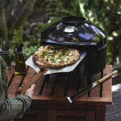 VERSAILLESFR Four à Pizza Brosse Pierre Nettoyant Grattoir Barbecue Portable BBQ Bake Grill Outil De Nettoyage Avec Manche En Bois Pour La Cuisine Cuisson Fournitures De Cuisson Accessoires -Versailles -France Barbecue Soldes Boutique 51214585 4