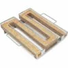 VERSAILLESFR Fumoir Viande Et Poisson - Fumoir A Froid Pour BBQ Anti-rouille /Fumoir Saumon Et Viande En Inox - Generateur De Fumee Pour Fumoir - Fumoir Viande Et Poisson A Froid 8,35 X 7,95 X 1,77 Pouces -Versailles -France Barbecue Soldes Boutique 51214586 1
