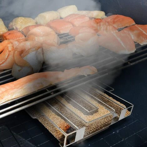 VERSAILLESFR Fumoir Viande Et Poisson - Fumoir A Froid Pour BBQ Anti-rouille /Fumoir Saumon Et Viande En Inox - Generateur De Fumee Pour Fumoir - Fumoir Viande Et Poisson A Froid 8,35 X 7,95 X 1,77 Pouces -Versailles 6 VERSAILLESFR Fumoir Viande Et Poisson - Fumoir A Froid Pour BBQ Anti-rouille /Fumoir Saumon Et Viande En Inox - Generateur De Fumee Pour Fumoir - Fumoir Viande Et Poisson A Froid 8,35 X 7,95 X 1,77 Pouces -Versailles – Image 4