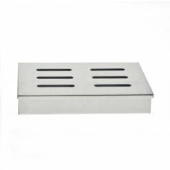 VERSAILLESFR Original BBQ Boîte à Fumoir En Acier Inoxydable 100% Acier Inoxydabox/Accessoire De Barbecue à Gaz Pour Barbecue à Boule Et Barbecue Au Charbon De Bois 21 X 13 X 3,5 Cm -Versailles -France Barbecue Soldes Boutique 51243987 3