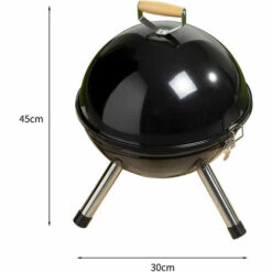 HALOYO Barbecue Boule Portatif Grille 12 Pouces Noire 11 HALOYO Barbecue Boule Portatif Grille 12 Pouces Noire -France Barbecue Soldes Boutique 51649950 5