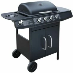 Topdeal Barbecue à Gaz 4 + 1 Zone De Cuisson Noir 9 Topdeal Barbecue à Gaz 4 + 1 Zone De Cuisson Noir -France Barbecue Soldes Boutique 52092350 3