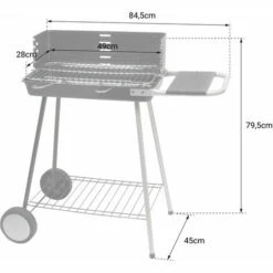 SOMAGIC - Barbecue Au Charbon De Bois MILANO - Noir 8 SOMAGIC - Barbecue Au Charbon De Bois MILANO - Noir -France Barbecue Soldes Boutique 52444380 3