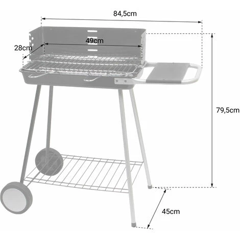 SOMAGIC - Barbecue Au Charbon De Bois MILANO - Noir 5 SOMAGIC - Barbecue Au Charbon De Bois MILANO - Noir – Image 3