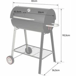 SOMAGIC - Barbecue Au Charbon De Bois DAKOTA - Noir -France Barbecue Soldes Boutique 52444382 4