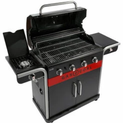 Barbecue à Gaz Et à Charbon Gas2Coal Char-Broil 2.0 4B - Noir -France Barbecue Soldes Boutique 52475283 4