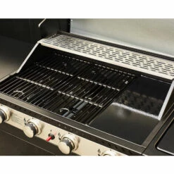 Barbecue Gaz 2 En 1 Fidgi - Grill Et Plancha - 4 Brûleurs - Thermomètre Capot - Puissance 14,5 Kw - Noir/Inox - Cook'In Garden 11 Barbecue Gaz 2 En 1 Fidgi - Grill Et Plancha - 4 Brûleurs - Thermomètre Capot - Puissance 14,5 Kw - Noir/Inox - Cook'In Garden -France Barbecue Soldes Boutique 52762275 5
