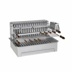 Planchas Collet Barbecue Charbon De Bois 600 Inox Intégral