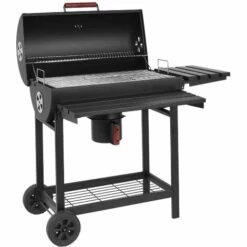 CAESAROO Barbecue à Charbon De Bois Gregory En Acier Peint Noir | Noir -France Barbecue Soldes Boutique 53599124 2
