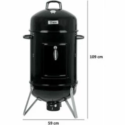 BBQ-Toro Barbecue Fumoir Oak Ø 47 Cm | Baril à Grillades, Fumoir à Bois, Tonneau Pour Smokeur 4en1 -France Barbecue Soldes Boutique 53711573 3