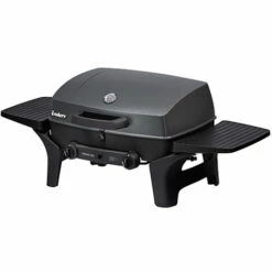 ENDERS - Barbecue Urban Pro - 2 Brûleurs Inox - Surface De Cuisson 48 X 32 Cm - Tablettes Rabattables - Jusqu'à 6 Convives - 4,4 KW - Noir