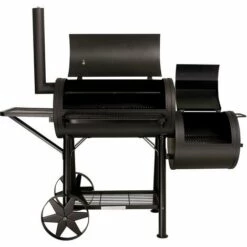 TAINO Yuma Fumoir Massif BBQ GRILLWAGEN Barbecue Au Charbon De Bois 90 Kg 3,5mm Set De Grilles