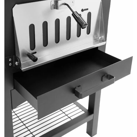 Four à Pizza - Barbecue Fumoir - Charbon De Bois Ou Pellets - 45 X 65 X 48 Cm - Métal - Noir - MaxxGarden 4 Four à Pizza - Barbecue Fumoir - Charbon De Bois Ou Pellets - 45 X 65 X 48 Cm - Métal - Noir - MaxxGarden – Image 2