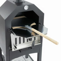 Four à Pizza - Barbecue Fumoir - Charbon De Bois Ou Pellets - 45 X 65 X 48 Cm - Métal - Noir - MaxxGarden 9 Four à Pizza - Barbecue Fumoir - Charbon De Bois Ou Pellets - 45 X 65 X 48 Cm - Métal - Noir - MaxxGarden -France Barbecue Soldes Boutique 54009630 3