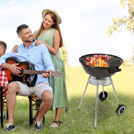 Barbecue Charbon - BBQ Grill - 45cm Diamètre - Incl. Accessoires - MaxxGarden 4 Barbecue Charbon - BBQ Grill - 45cm Diamètre - Incl. Accessoires - MaxxGarden – Image 2