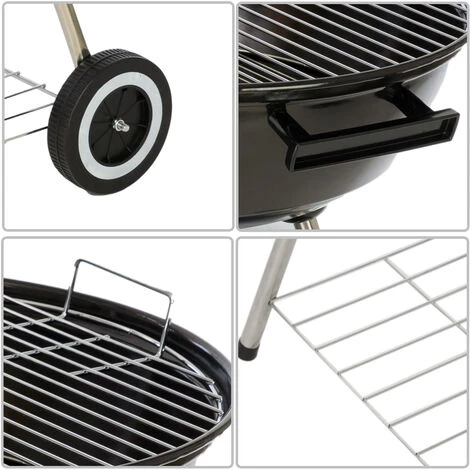 Barbecue Charbon - BBQ Grill - 45cm Diamètre - Incl. Accessoires - MaxxGarden 5 Barbecue Charbon - BBQ Grill - 45cm Diamètre - Incl. Accessoires - MaxxGarden – Image 3