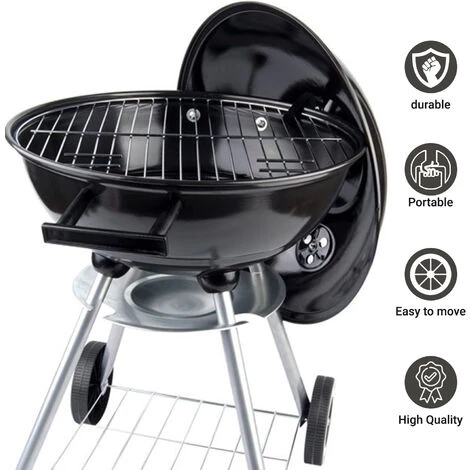 Barbecue Charbon - BBQ Grill - 45cm Diamètre - Incl. Accessoires - MaxxGarden 7 Barbecue Charbon - BBQ Grill - 45cm Diamètre - Incl. Accessoires - MaxxGarden – Image 5